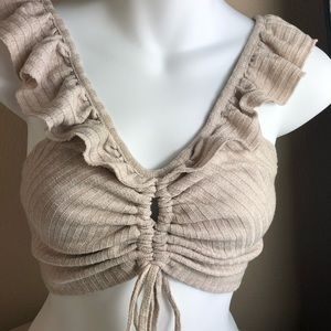 Zara Trafaluc cropped tank